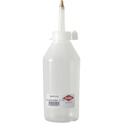 Kabi olieflaske m/messingspids 0,7 ltr