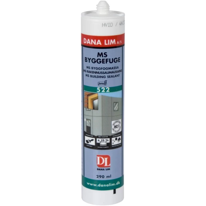 Sealflex Hybrid 522 MS-fugemasse hvid 290 ml