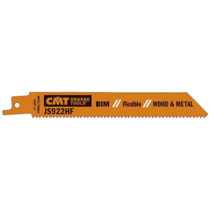 CMT bajonetsavklinge JS922HF 150mm 10tpi, 5stk