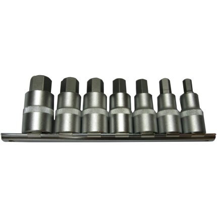 Stifttopsæt lang 1/2″firk. Torx+Hex Stifttopsæt lang 1/2″firk. Torx+Hex