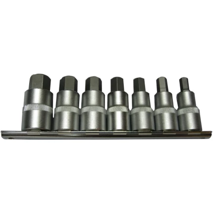 Stifttopsæt lang 1/2″firk. Torx+Hex Stifttopsæt lang 1/2″firk. Torx+Hex