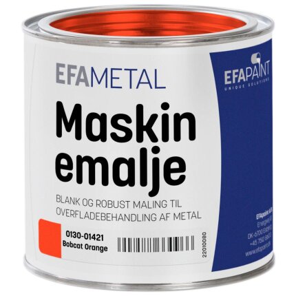 Maskinemalje 0130 Bobcat orange 3/4 ltr