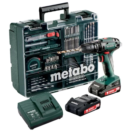 Slagboremaskine SB 18 m/2×18V/2,0Ah & tilbehør