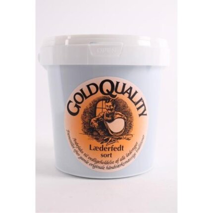 Gold Quality – Læderfedt Sort 1 kg