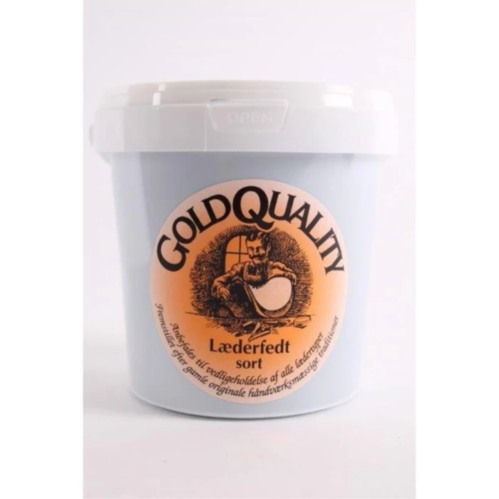 Gold Quality – Læderfedt Sort 1 kg