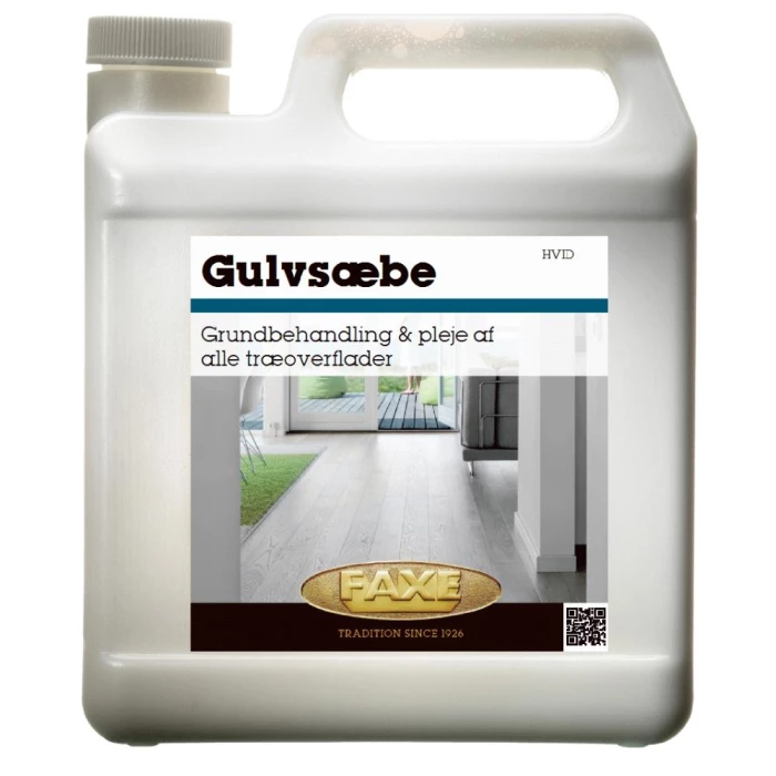 Faxe gulvsæbe hvid 1 ltr