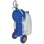 Ryom El-sprøjte 12 V på hjul – 45 ltr. 50 m slange