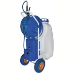 Ryom El-sprøjte 12 V på hjul – 45 ltr. 50 m slange