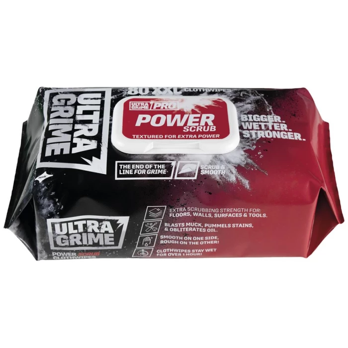 UltraGrime renseservietter PowerScrub 38×25cm 80st