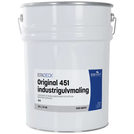 Efadeck Original 451 industrigulvmaling grå 5 ltr Efadeck Original 451 industrigulvmaling grå 5 ltr