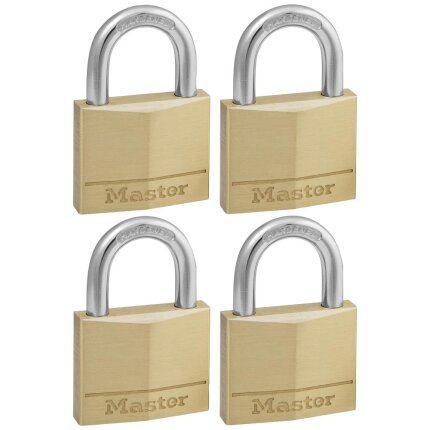 MasterLock hængelås 140EURQNOP 40mm 4 stk