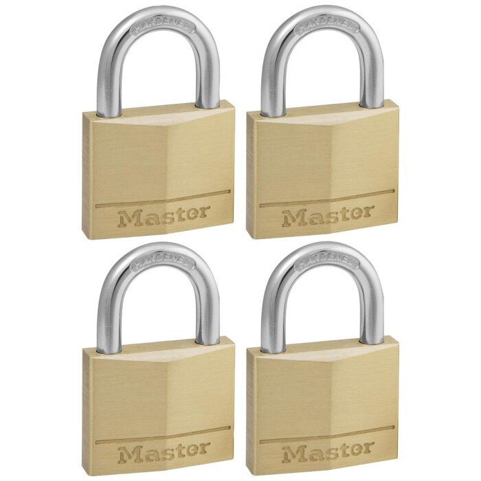 MasterLock hængelås 140EURQNOP 40mm 4 stk