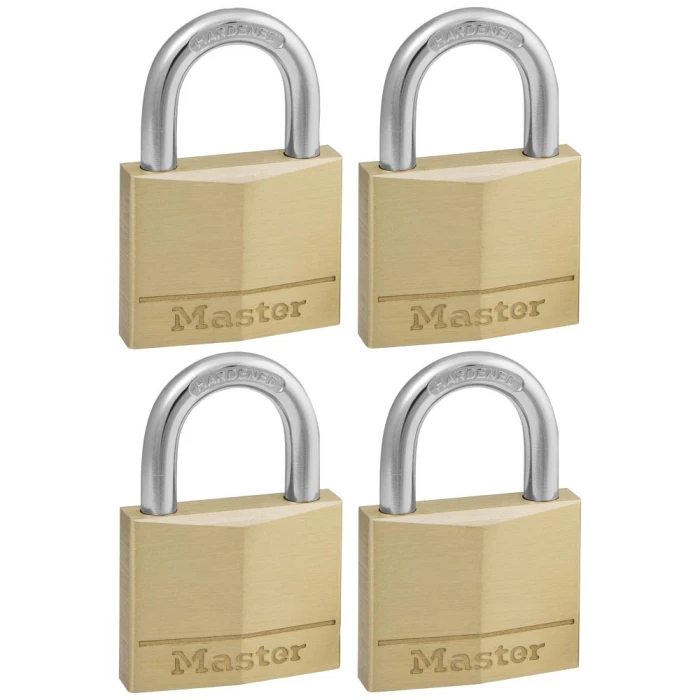 MasterLock hængelås 140EURQNOP 40mm 4 stk
