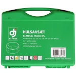 DJ TOOLS hulsavsæt HSS-Co8, 9stk 19-64mm m/holdere