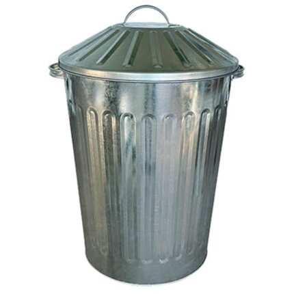 Fodertønde M/Låg Galv. 46L