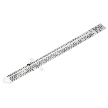 Måleværktøj/stållineal 160 mm