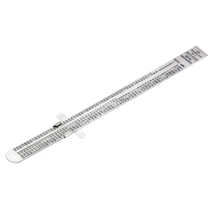 Måleværktøj/stållineal 160 mm