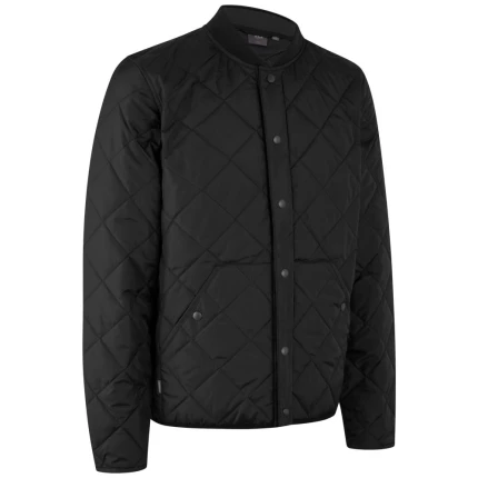 Termojakke quiltet allround sort 0880 L