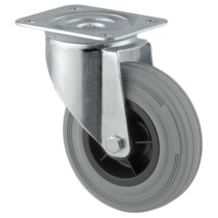 Drejehjul 3470 PIR 080 P62 grå