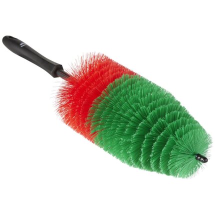 Alufælgbørste stor, ø105×425mm, bløde børster