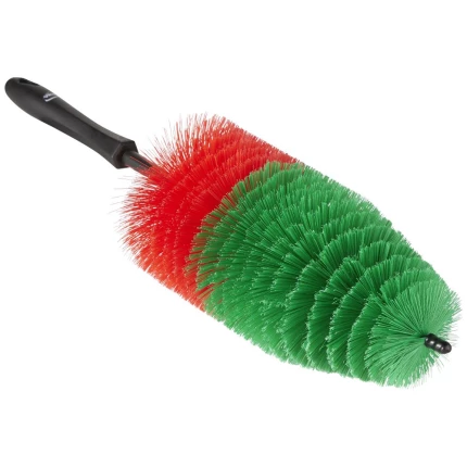 Alufælgbørste stor, ø105×425mm, bløde børster