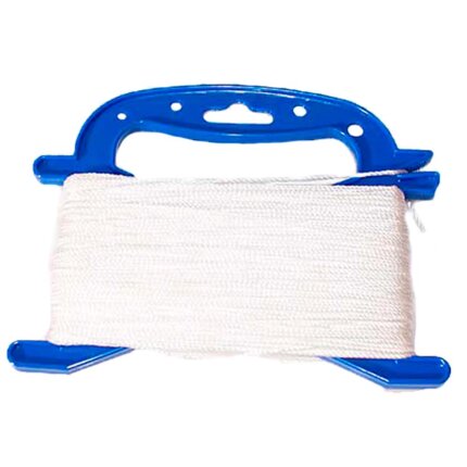 Mursnor 6/8 nylon 3-slået 1,2mm×120m hvid Mursnor 6/8 nylon 3-slået 1,2mm×120m hvid