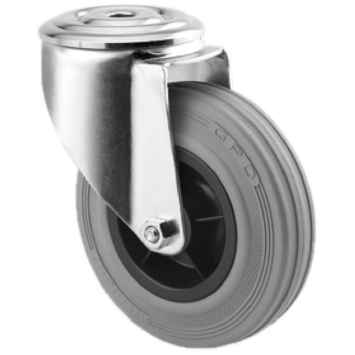 Drejehjul 3470 PIR 160 P30-13 grå