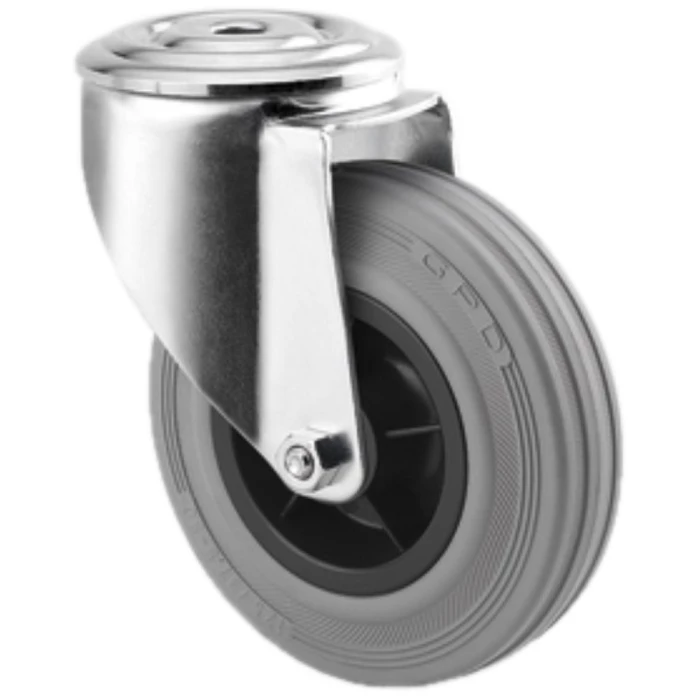 Drejehjul 3470 PIR 160 P30-13 grå
