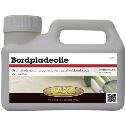 Faxe bordpladeolie hvid 0,5 ltr