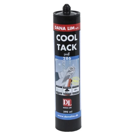 Danalim Cool Tack 286 montagelim rød 290ml