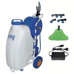 Ryom El-sprøjte 12 V på hjul - 45 ltr. 50 m slange