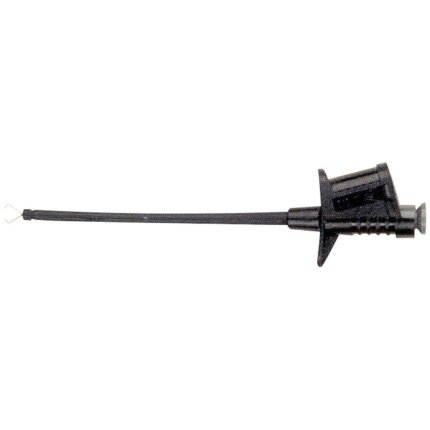 Bananstik 1060 sort 4 mm Bananstik 1060 sort 4 mm