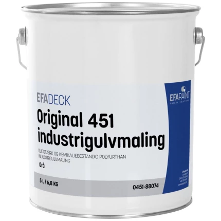 Efadeck Original 451 industrigulvmaling grå 5 ltr