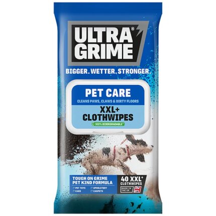 UltraGrime renseservietter Pet Care 38×25cm 40stk