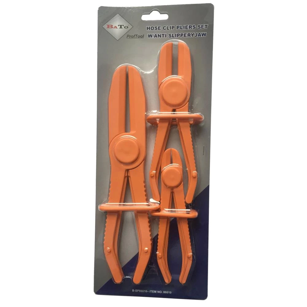 Slangeklemmetænger 155-185-255mm 3stk Slangeklemmetænger 155-185-255mm 3stk