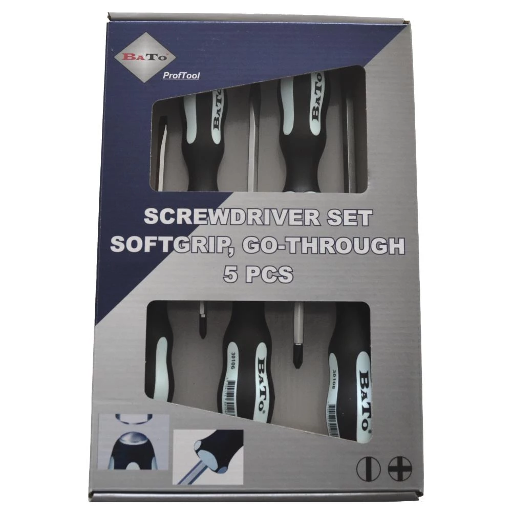 Skruetrækkersæt m/slag B-SC305036 Skruetrækkersæt m/slag B-SC305036