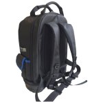 Værktøjs-rygsæk tekstil m/plastbund 46×36×18cm