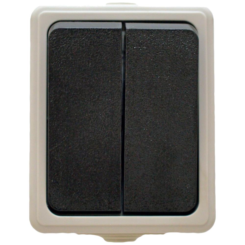 Kroneafbryder E-line IP54 grå/sort Kroneafbryder E-line IP54 grå/sort