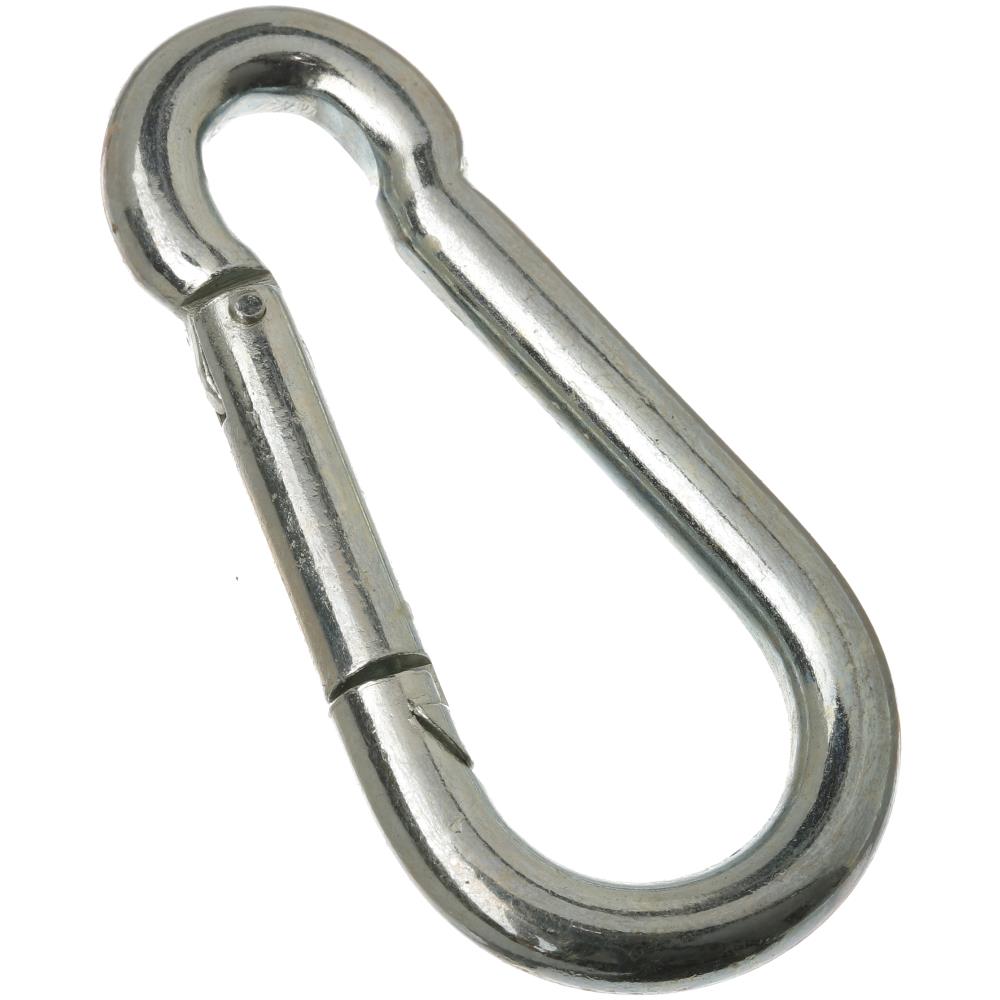 Karabinhage m/åben øje galv. 4×40mm Karabinhage m/åben øje galv. 4×40mm