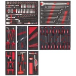 Værktøjsvogn m/7 skuffer og indhold 206 dele Værktøjsvogn m/7 skuffer og indhold 206 dele