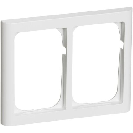 Ramme Fuga 63 Softline 2×1,5 modul hvid