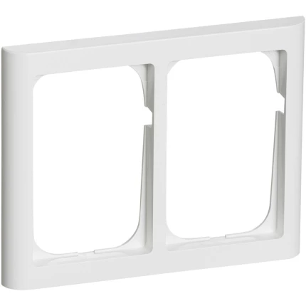 Ramme Fuga 63 Softline 2×1,5 modul hvid