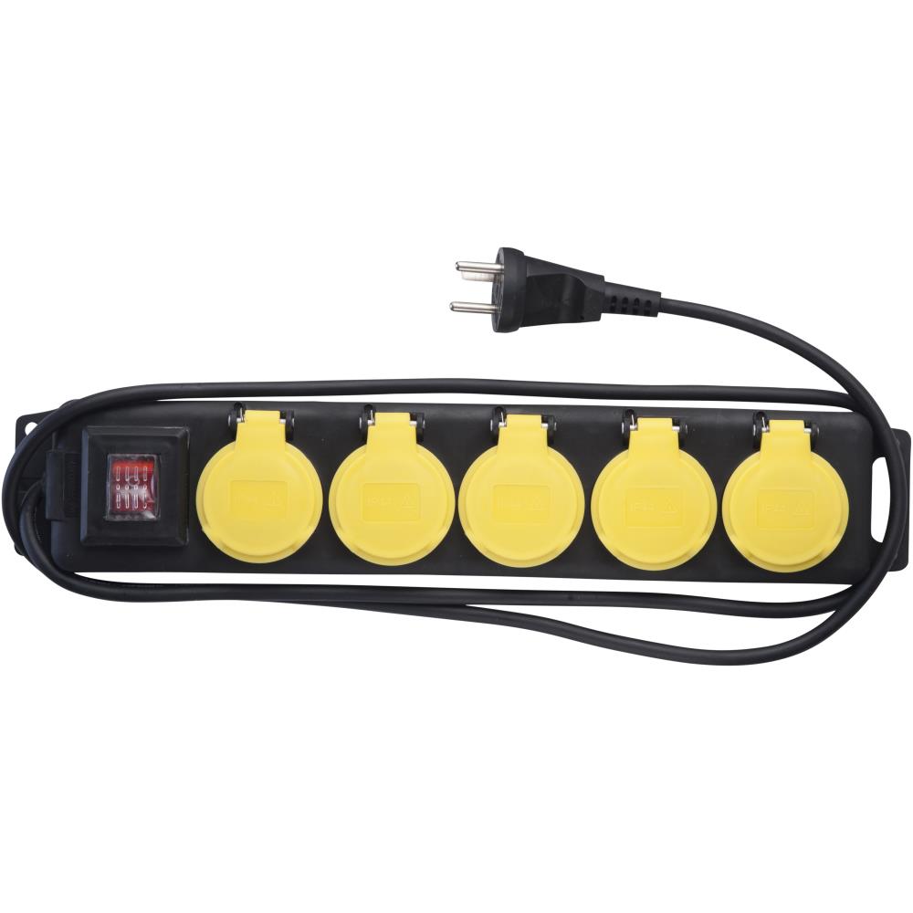 Kabelsæt slagfast DK stkprp/5-vejs m/jord+afb IP44 Kabelsæt slagfast DK stkprp/5-vejs m/jord+afb IP44