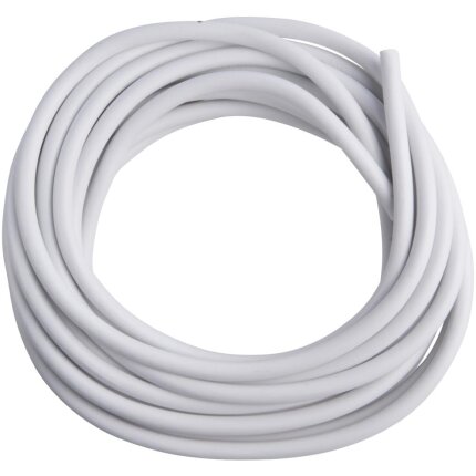 Plastkappeledning rund 3G0,75 mm² hvid