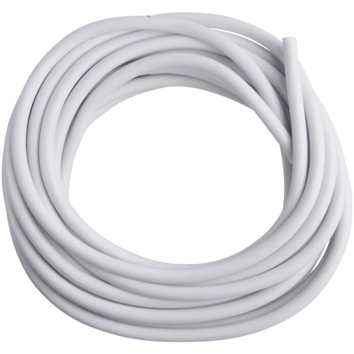 Plastkappeledning rund 3G0,75 mm² hvid