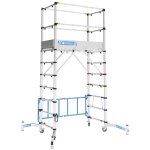 Teletower teleskopstillads 1,4×0,6mtr højde 1-2mtr