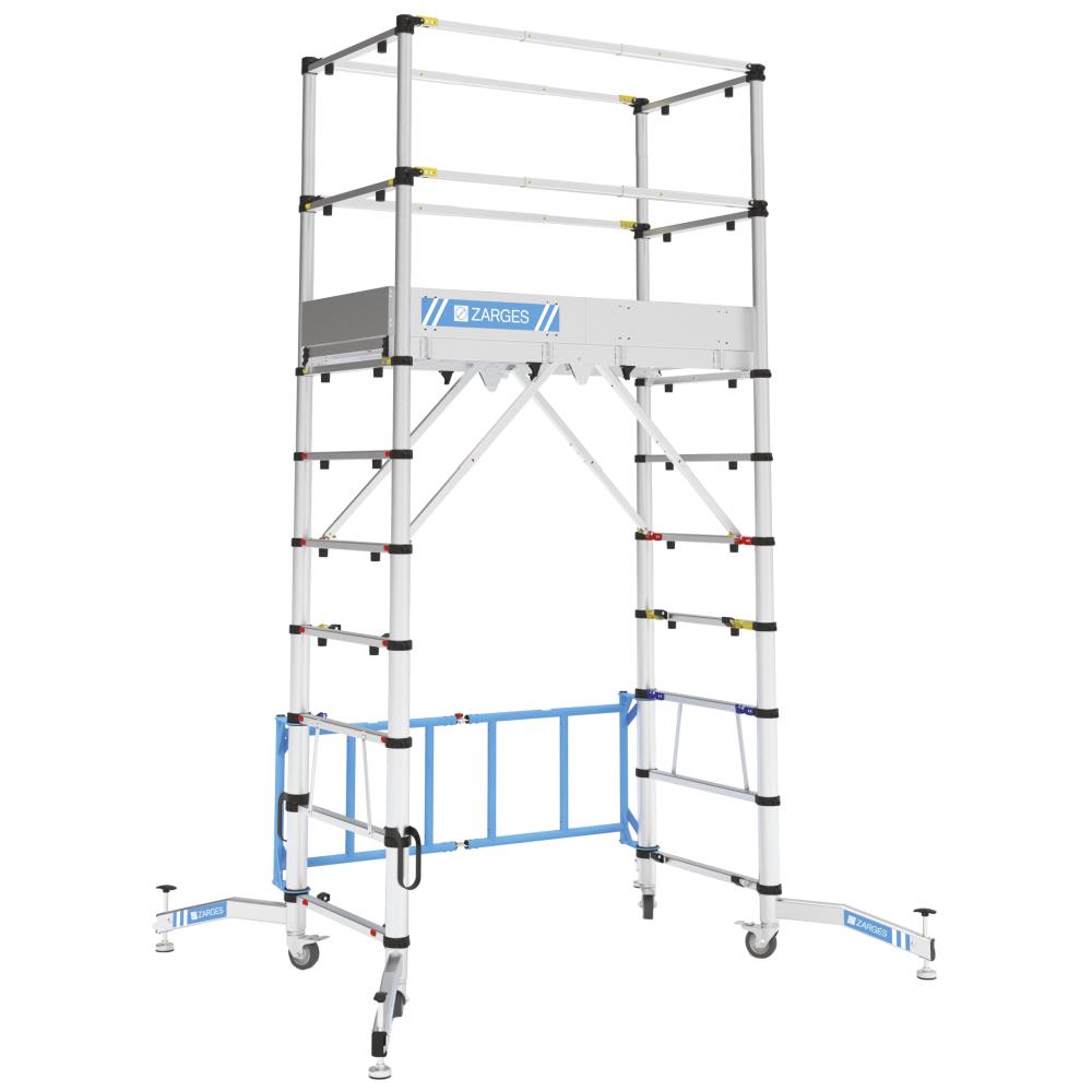 Teletower teleskopstillads 1,4×0,6mtr højde 1-2mtr Teletower teleskopstillads 1,4×0,6mtr højde 1-2mtr