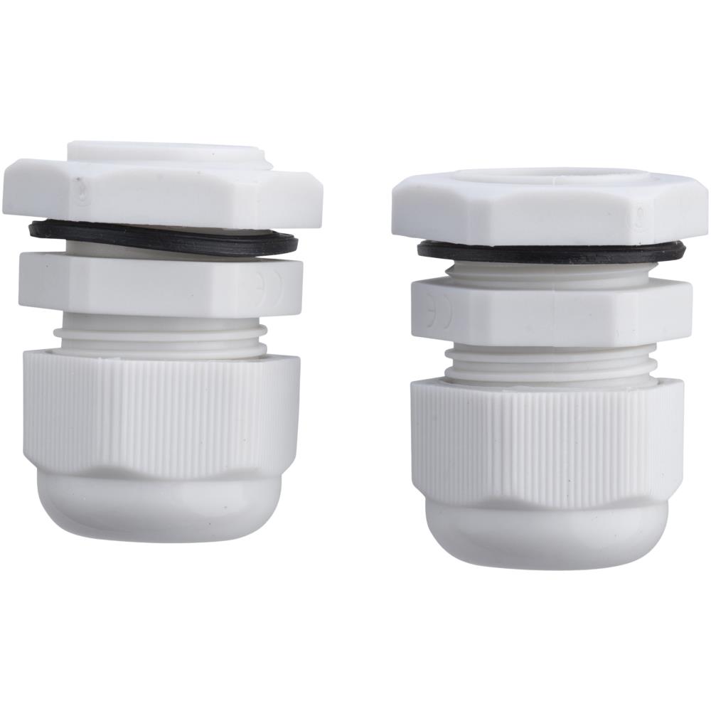 Forskruning m/møtrik 20 mm IP68 grå Forskruning m/møtrik 20 mm IP68 grå