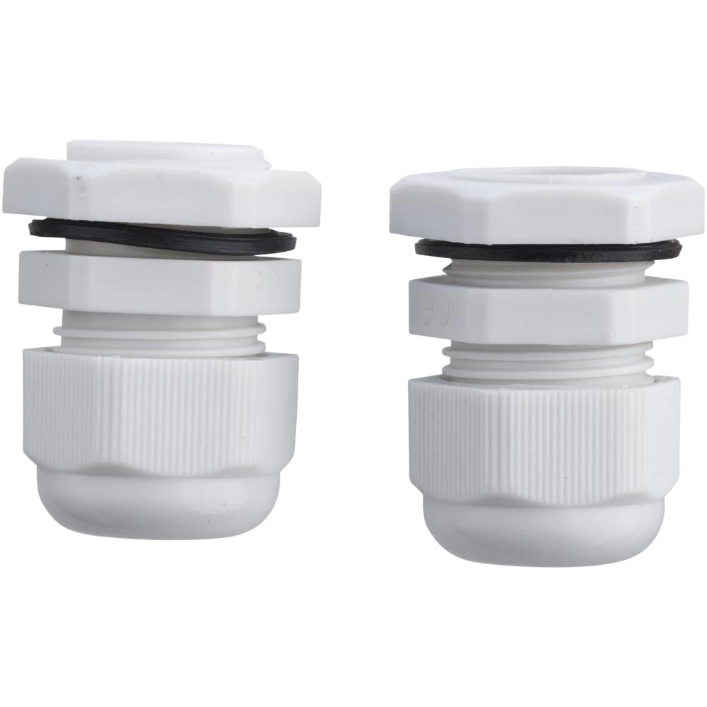 Forskruning m/møtrik 20 mm IP68 grå Forskruning m/møtrik 20 mm IP68 grå