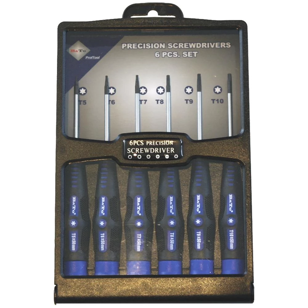 Skruetrækkersæt mini TX5-10 6 dele Skruetrækkersæt mini TX5-10 6 dele